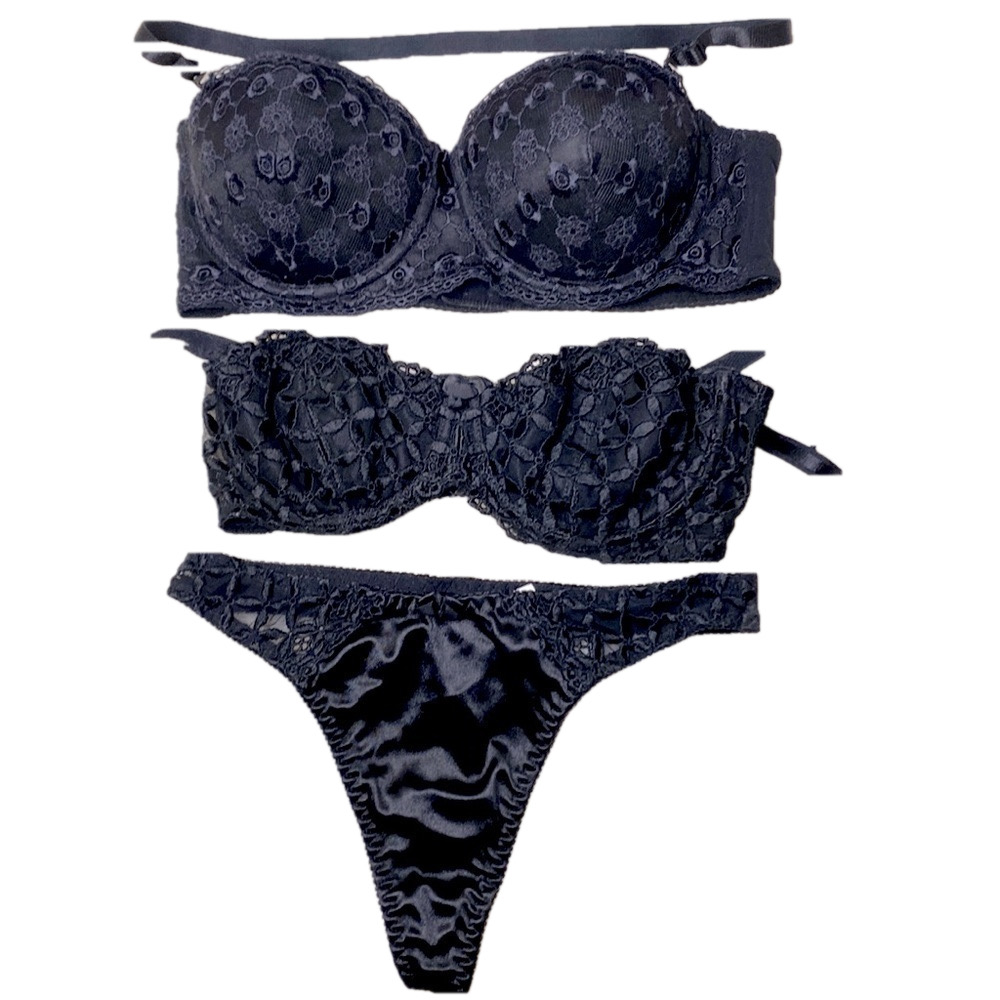 🌷RENÉ Rofé🌷 Set of 2 Vintage Bras & Matching Thong Panty NWOT